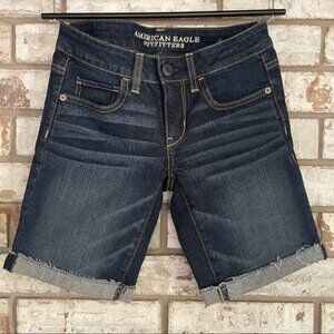 American Eagle Denim Jean Shorts Size 0